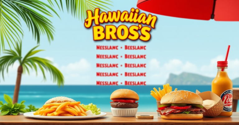 Hawaiian Bros Menu With Prices For 2026