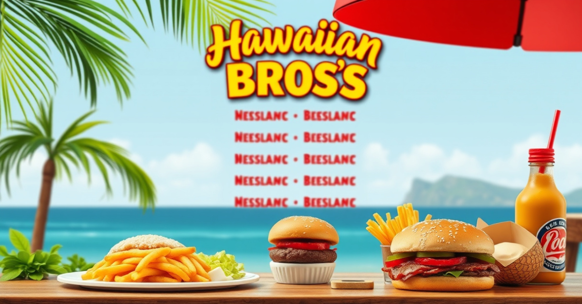 Hawaiian Bros Menu With Prices For 2026