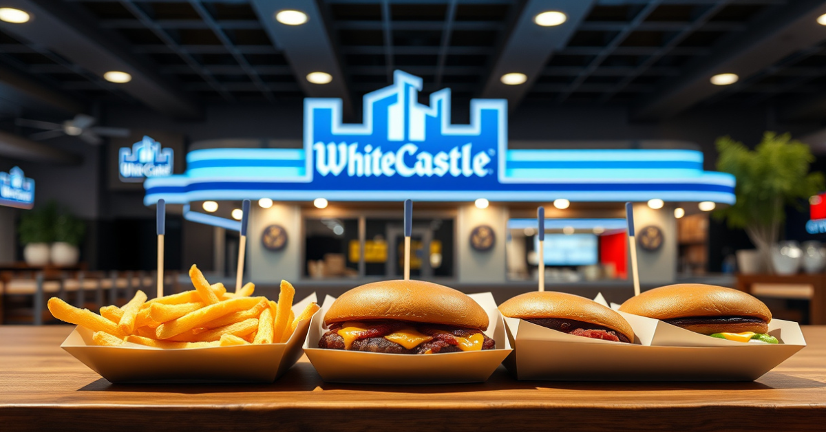 White Castle Catering Menu With Prices For 2026