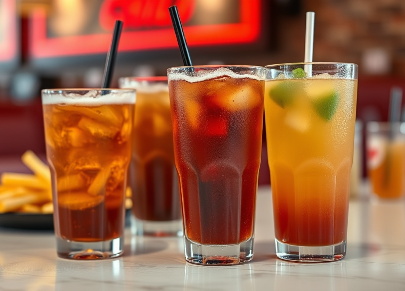 Are there any low-calorie drink options on Chili's drink menu?